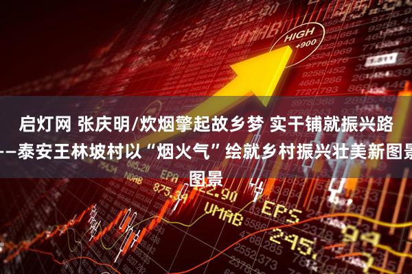 启灯网 张庆明/炊烟擎起故乡梦 实干铺就振兴路——泰安王林坡村以“烟火气”绘就乡村振兴壮美新图景