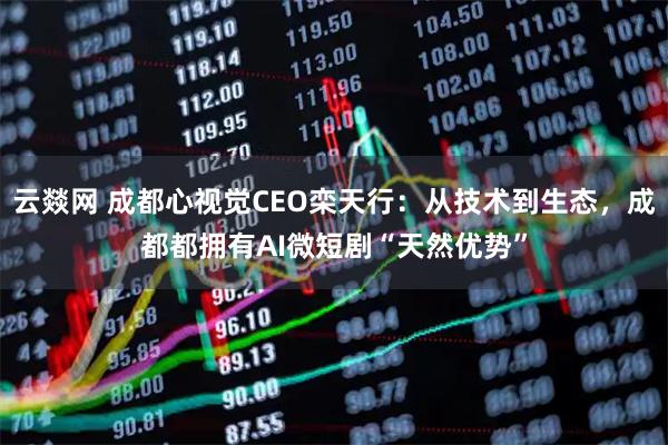 云燚网 成都心视觉CEO栾天行：从技术到生态，成都都拥有AI微短剧“天然优势”